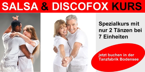 Salsa-Discofox-Kurs am Bodensee Salsa-Discofox-Kurs am Bodensee